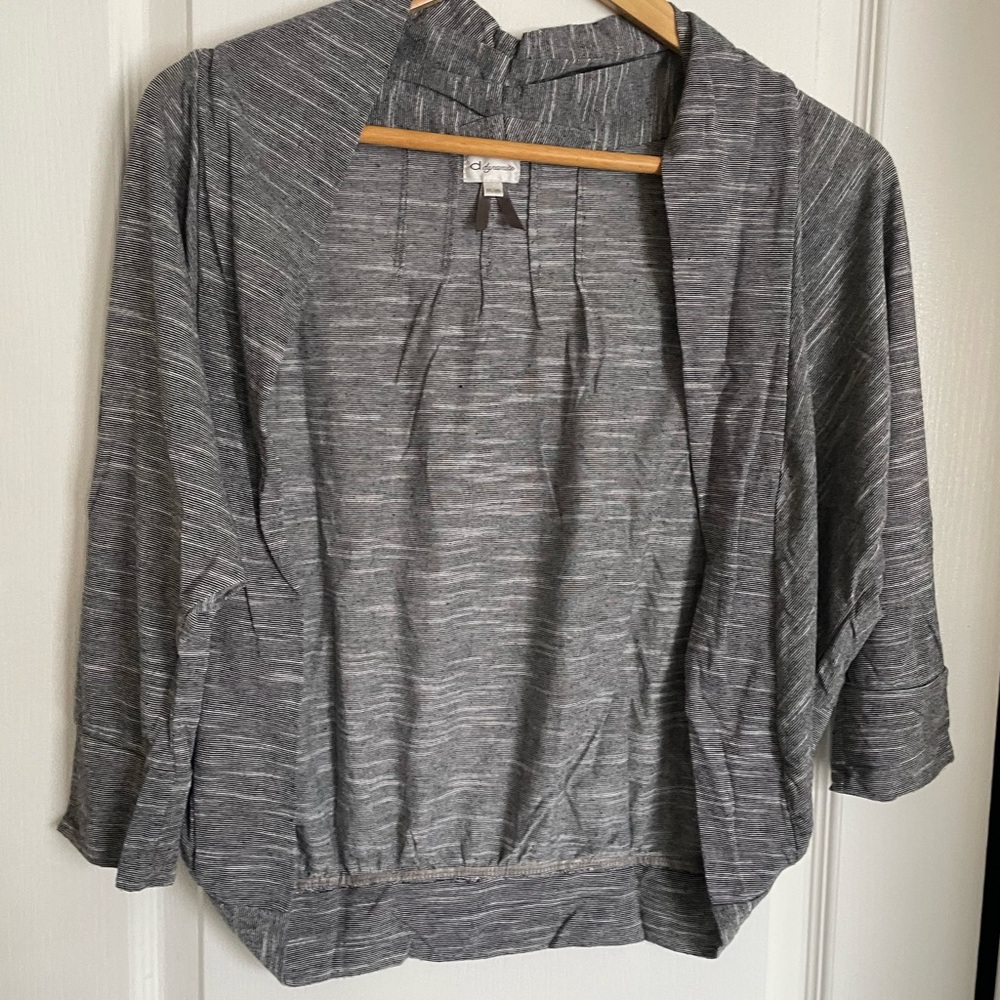 Dynamite Charcoal Knit Cardigan